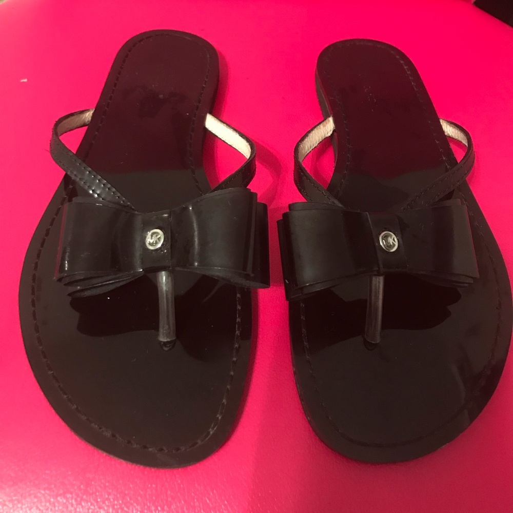 Michael Kors Jelly Flip flops size 7.5